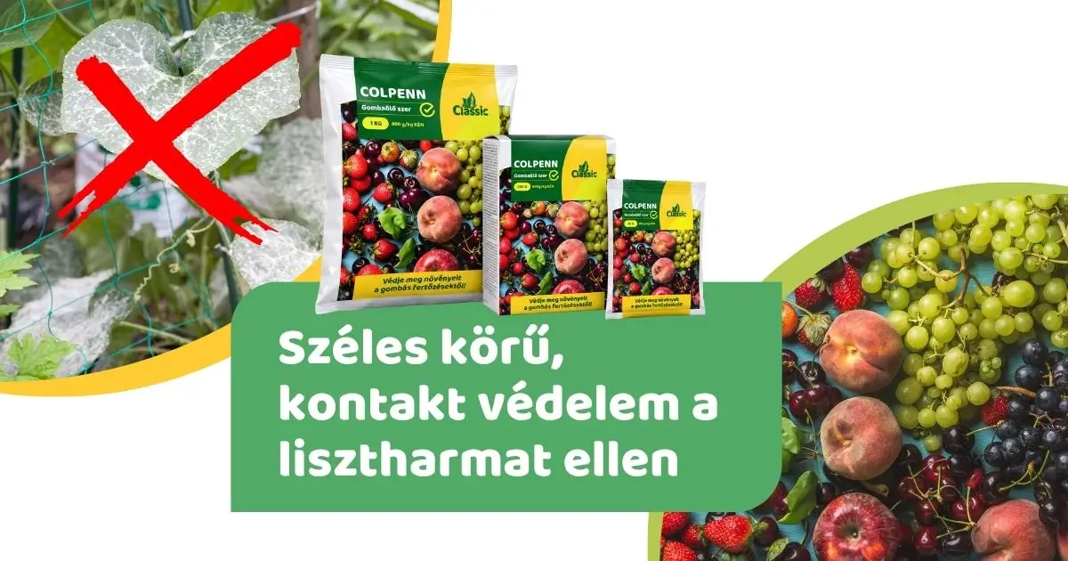Colpenn gombaölő szer 1 kg-os, 250 g-os és 30 g-os kiszerelésben